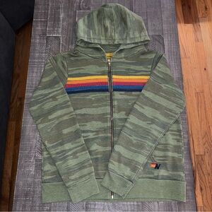 Aviator Nation 5 Stripe Camo Hoodie